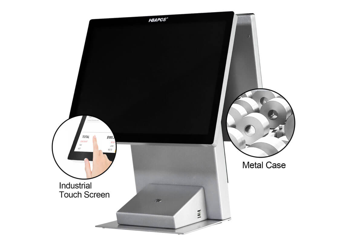 HBA-Q3T Metal case, industrial touch screen