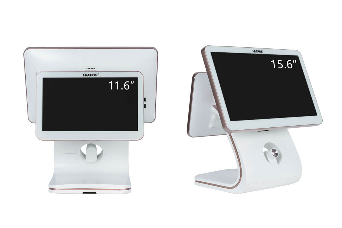 Dual Screen 15.6’’+11.6’’ Widescreen 10 point Capacitive Touch Pos system