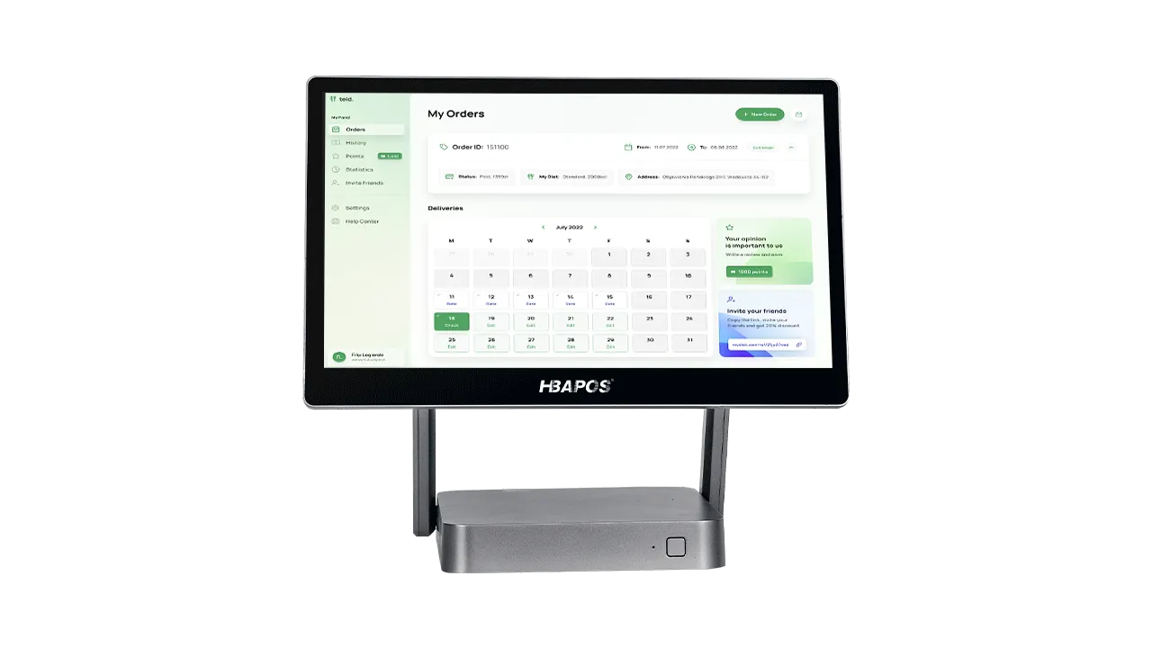 Al pasar el cursor sobre el producto en el punto de venta