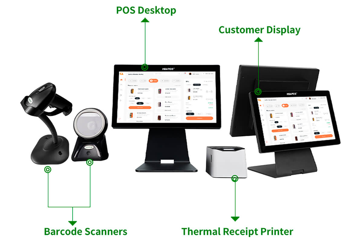 HBA- Q2 POS System Complete machine