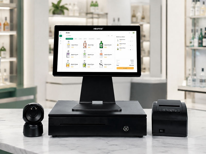 HBA-Q2 Touch Screen POS Sample Testing Before Bulk Orders